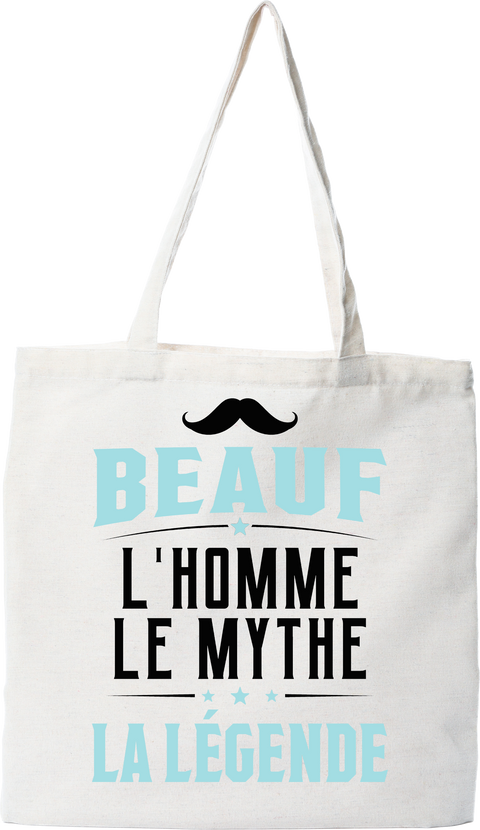 Tote bag coton recyclé beauf la légende