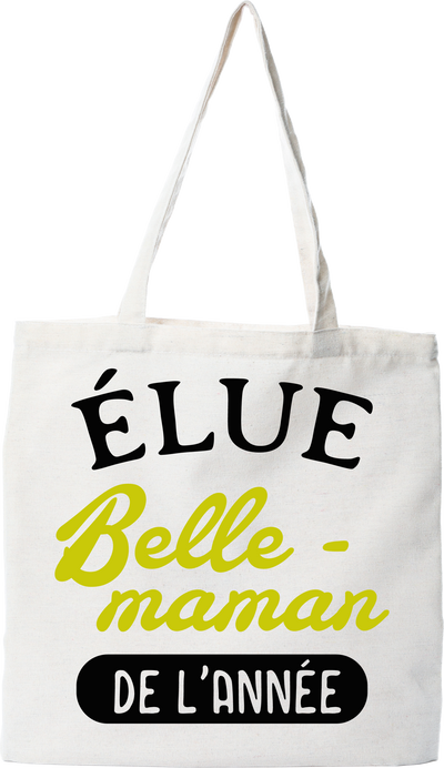 Tote bag coton recyclé belle-maman de l'année