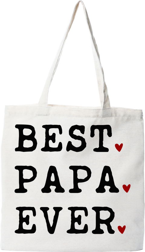 Tote bag coton recyclé best papa ever