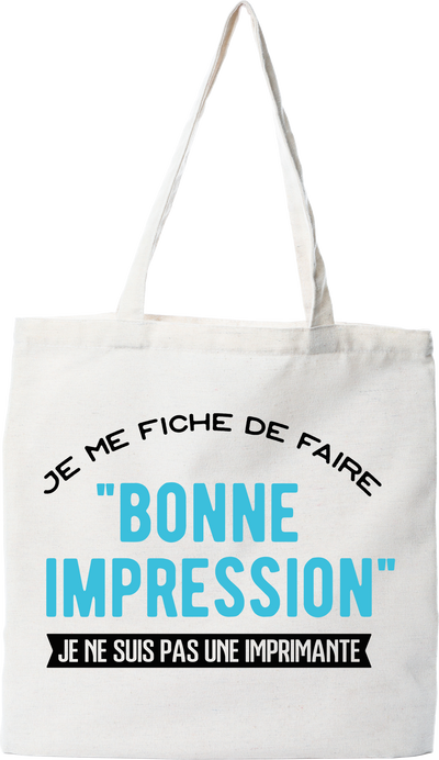 Tote bag coton recyclé bonne impression