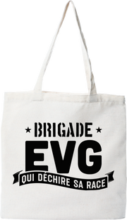 Tote bag coton recyclé brigade evg