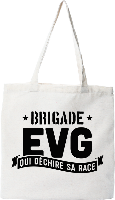 Tote bag coton recyclé brigade evg