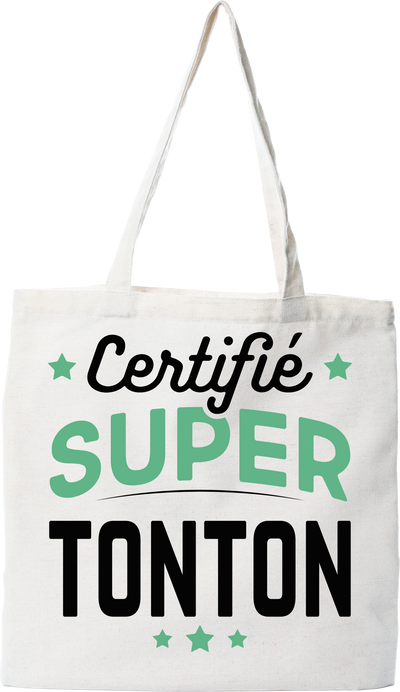 Tote bag coton recyclé certifié super tonton