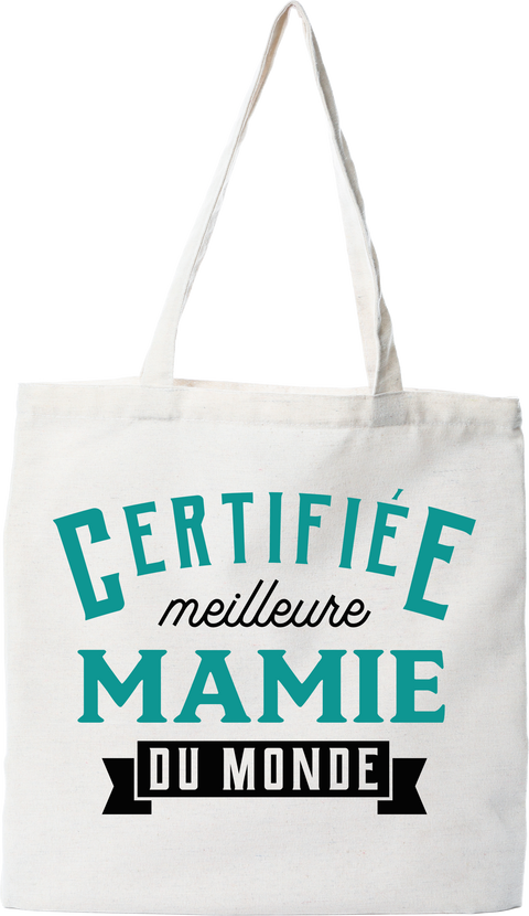 Tote bag coton recyclé certifiée meilleure mamie