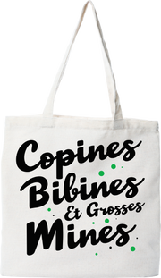 Tote bag coton recyclé copines & bibines