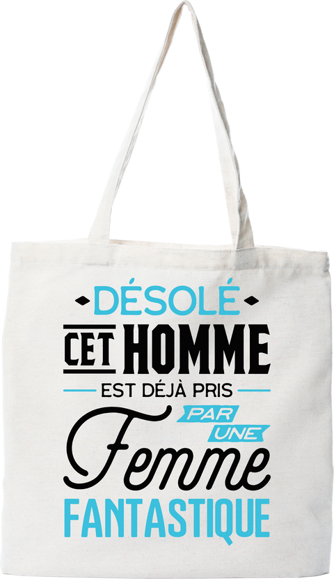 Tote bag coton recyclé déjà pris par une femme fantastique