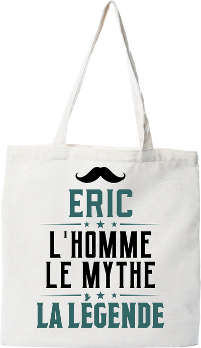 Tote bag coton recyclé eric l'homme le mythe la légende