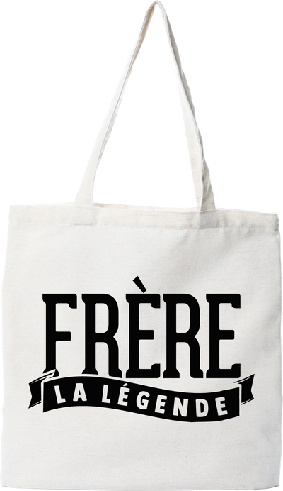 Tote bag coton recyclé frère la légende