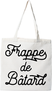 Tote bag coton recyclé frappe de bâtard