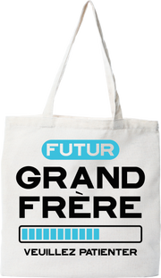 Tote bag coton recyclé futur grand frère