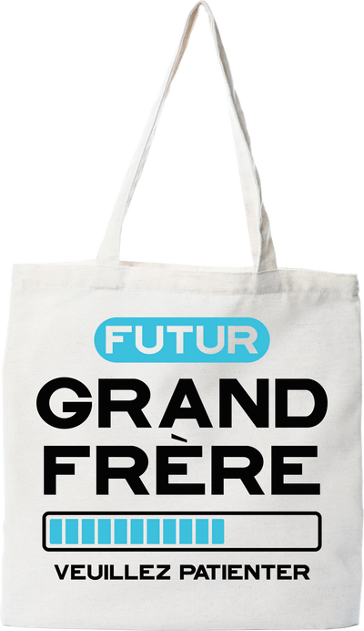 Tote bag coton recyclé futur grand frère