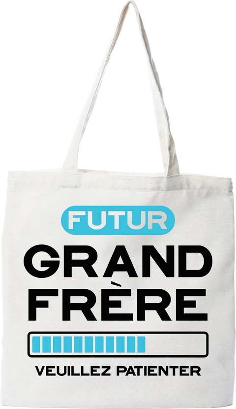 Tote bag coton recyclé futur grand frère