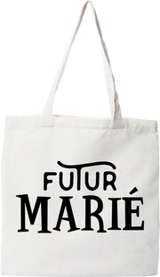 Tote bag coton recyclé futur marié