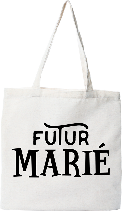 Tote bag coton recyclé futur marié