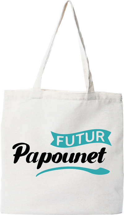 Tote bag coton recyclé futur papounet
