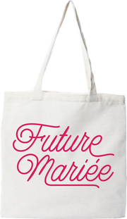 Tote bag coton recyclé future mariée