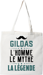Tote bag coton recyclé gildas l'homme le mythe la légende