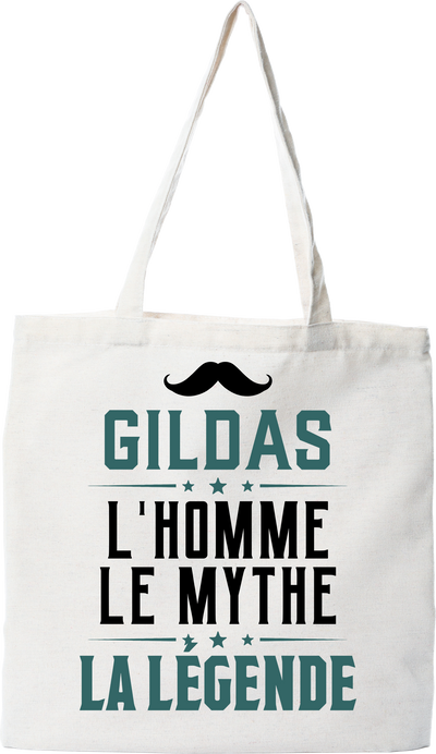 Tote bag coton recyclé gildas l'homme le mythe la légende