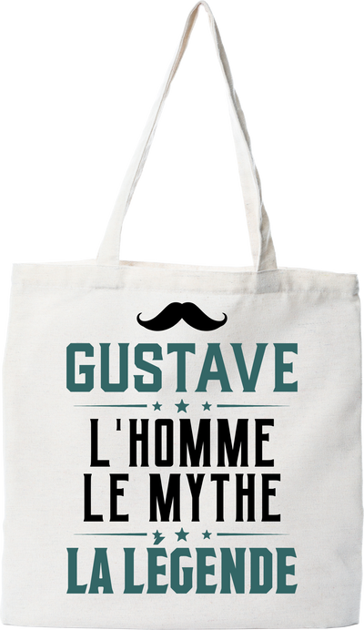 Tote bag coton recyclé gustave l'homme le mythe la légende