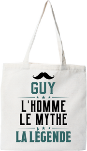 Tote bag coton recyclé guy l'homme le mythe la légende