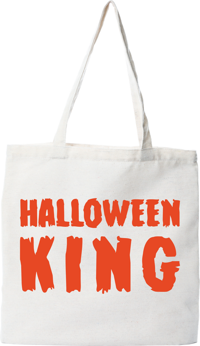 Tote bag coton recyclé halloween king