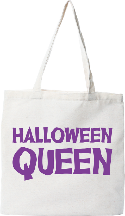 Tote bag coton recyclé halloween queen