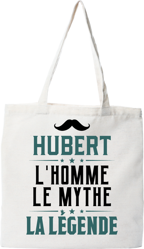 Tote bag coton recyclé hubert l'homme le mythe la légende