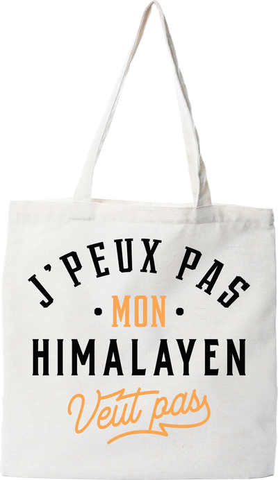 Tote bag coton recyclé j peux pas himalayen