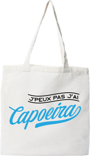 Tote bag coton recyclé j'peux pas j'ai capoeira