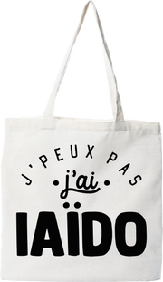 Tote bag coton recyclé j'peux pas j'ai iaïdo 2