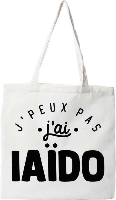 Tote bag coton recyclé j'peux pas j'ai iaïdo 2
