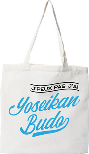 Tote bag coton recyclé j'peux pas j'ai yoseikan budo