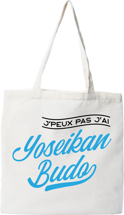 Tote bag coton recyclé j'peux pas j'ai yoseikan budo