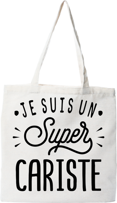 Tote bag coton recyclé je suis un super cariste