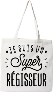 Tote bag coton recyclé je suis un super régisseur
