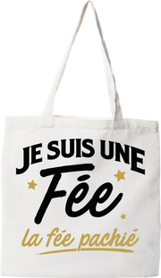 Tote bag coton recyclé je suis une fée