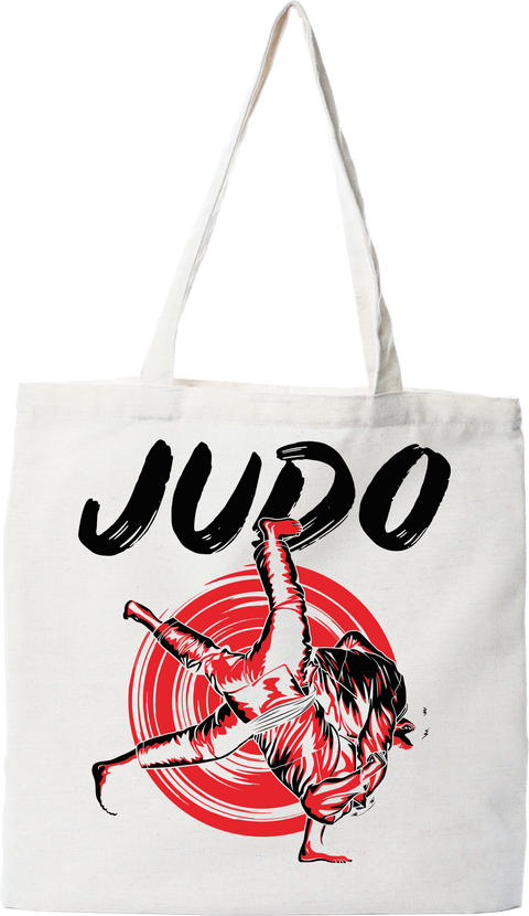 Tote bag coton recyclé judo fan