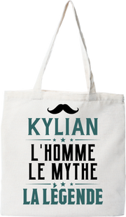 Tote bag coton recyclé kylian l'homme le mythe la légende
