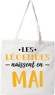 Tote bag coton recyclé légende de mai