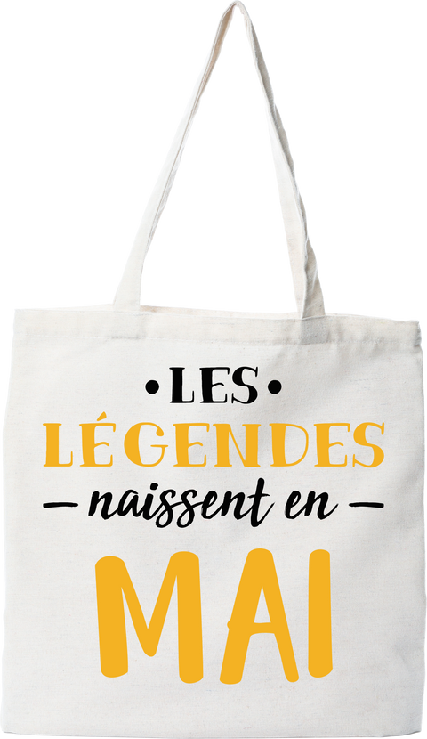 Tote bag coton recyclé légende de mai