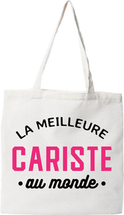 Tote bag coton recyclé la meilleure cariste au monde