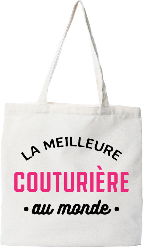 Tote bag coton recyclé la meilleure couturière au monde
