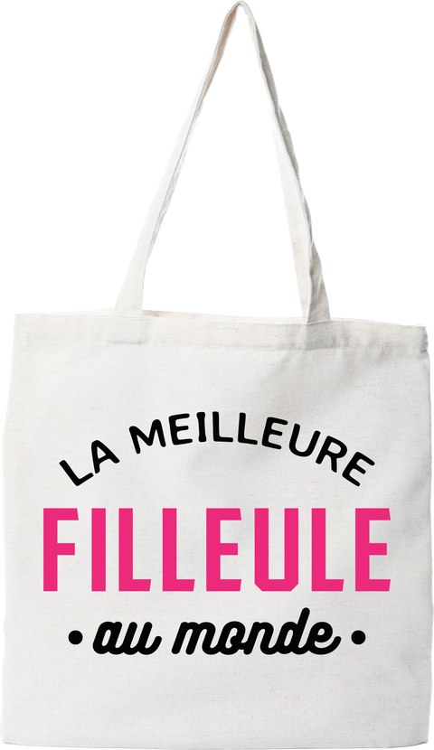 Tote bag coton recyclé la meilleure filleule au monde