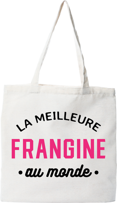 Tote bag coton recyclé la meilleure frangine au monde