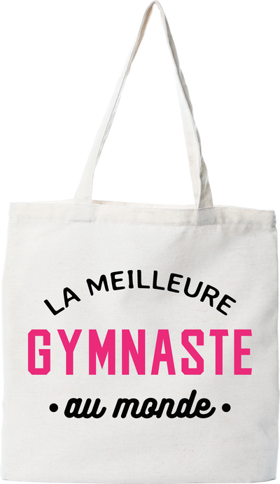 Tote bag coton recyclé la meilleure gymnaste au monde