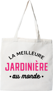 Tote bag coton recyclé la meilleure jardinière au monde