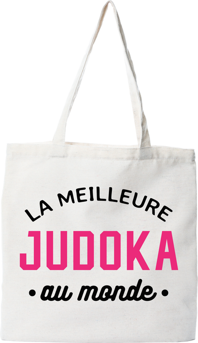 Tote bag coton recyclé la meilleure judoka au monde