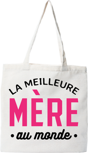 Tote bag coton recyclé la meilleure mère au monde