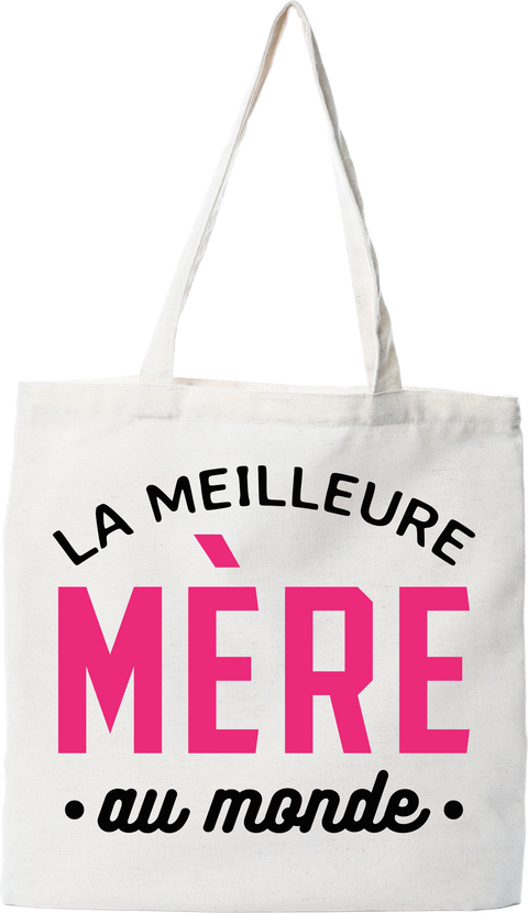 Tote bag coton recyclé la meilleure mère au monde