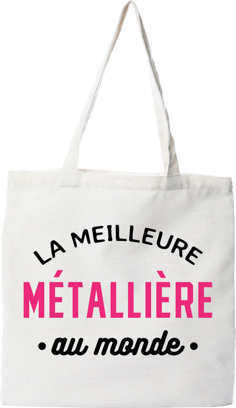 Tote bag coton recyclé la meilleure métallière au monde